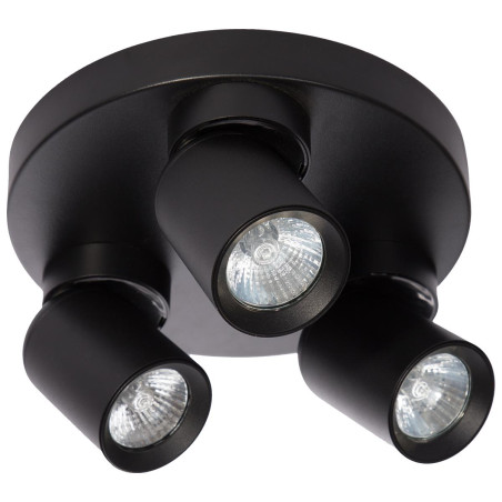 NOWOŚĆ Plafon Pointa czarny 3xGU10 Light Prestige
