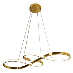NOWOŚĆ Lampa wisząca Twist 50 cm złota LED CCT Light Prestige