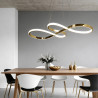 NOWOŚĆ Lampa wisząca Twist 50 cm złota LED CCT Light Prestige