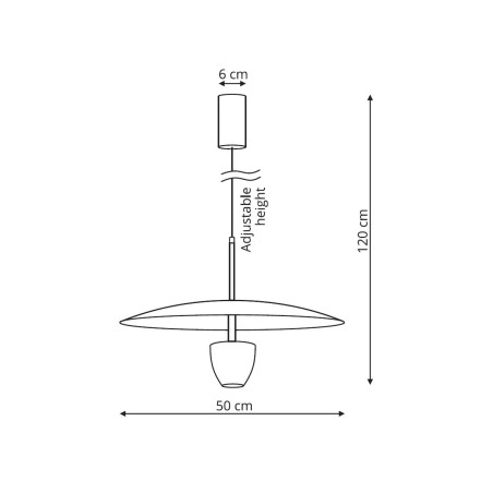NOWOŚĆ Lampa wisząca Ufo L czarna LED CCT Light Prestige