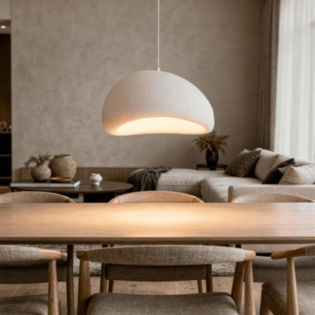 NOWOŚĆ Lampa wisząca Nube 40cm biała Light Prestige