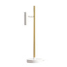 NOWOŚĆ LAMPKA BIURKOWA TREVO WHITE BRASS Aldex