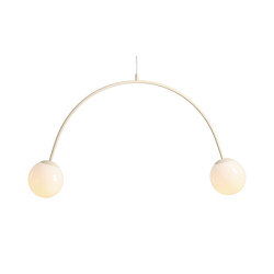 NOWOŚĆ LAMPA WISZĄCA UNA 2 CREAM Aldex