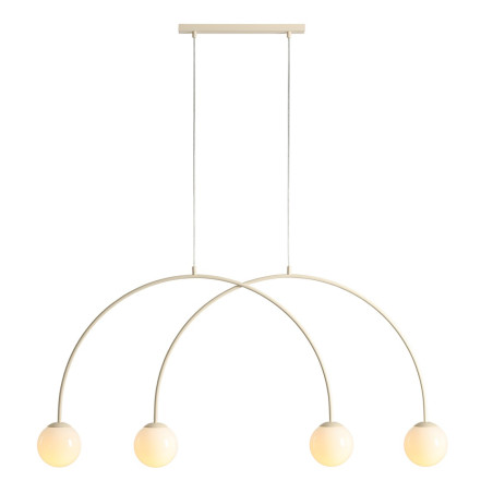 NOWOŚĆ LAMPA WISZĄCA UNA 4 CREAM S Aldex