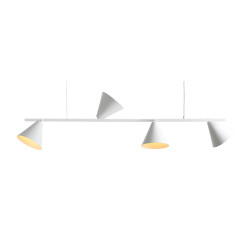 NOWOŚĆ LAMPA WISZĄCA FORM 4 WHITE Aldex
