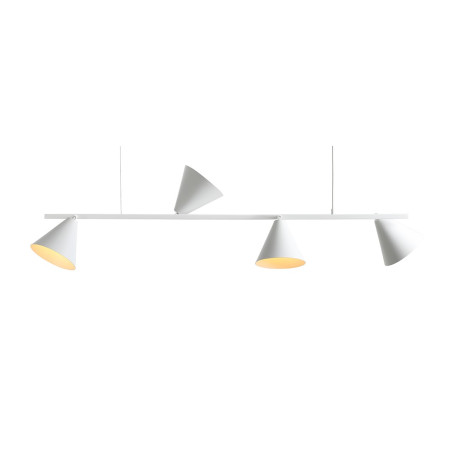 NOWOŚĆ LAMPA WISZĄCA FORM 4 WHITE Aldex