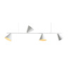 NOWOŚĆ LAMPA WISZĄCA FORM 4 WHITE Aldex