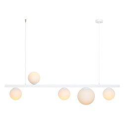 NOWOŚĆ LAMPA WISZĄCA GARDA 5 WHITE Aldex