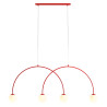 NOWOŚĆ LAMPA WISZĄCA UNA 4 RED CHILLI L Aldex