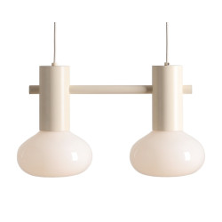 NOWOŚĆ LAMPA WISZĄCA FLO 2 CREAM S(żarówki w zestawie) Aldex