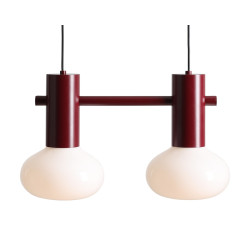 NOWOŚĆ LAMPA WISZĄCA FLO 2 RUBY S(żarówki w zestawie) Aldex
