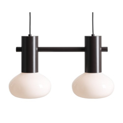 NOWOŚĆ LAMPA WISZĄCA FLO 2 MOKKA S(żarówki w zestawie) Aldex