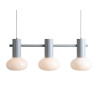 NOWOŚĆ LAMPA WISZĄCA FLO 3 GREY S(żarówki w zestawie) Aldex