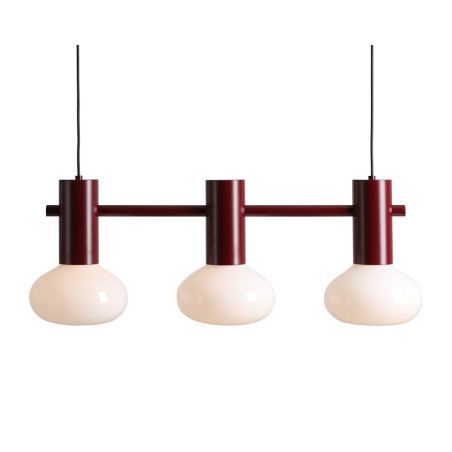 NOWOŚĆ LAMPA WISZĄCA FLO 3 RUBY S(żarówki w zestawie) Aldex