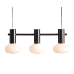 NOWOŚĆ LAMPA WISZĄCA FLO 3 MOKKA S(żarówki w zestawie) Aldex