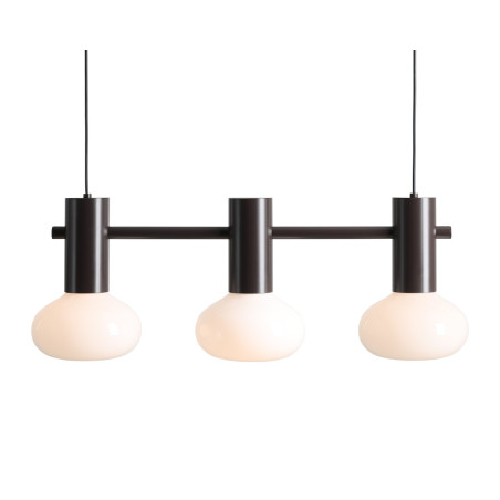 NOWOŚĆ LAMPA WISZĄCA FLO 3 MOKKA S(żarówki w zestawie) Aldex