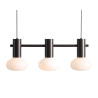 NOWOŚĆ LAMPA WISZĄCA FLO 3 MOKKA S(żarówki w zestawie) Aldex