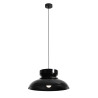NOWOŚĆ LAMPA WISZĄCA ALDO DARK BLACK GLOSS (47+ 23+ wood) Aldex