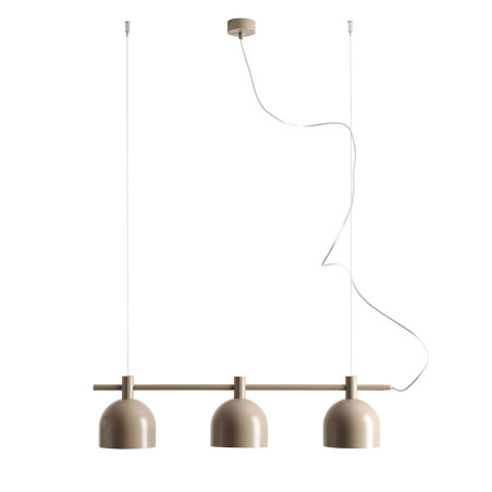 NOWOŚĆ LAMPA WISZĄCA BERYL 3 BEIGE Aldex