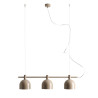 NOWOŚĆ LAMPA WISZĄCA BERYL 3 BEIGE Aldex