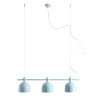 NOWOŚĆ LAMPA WISZĄCA BERYL 3 BABY BLUE Aldex
