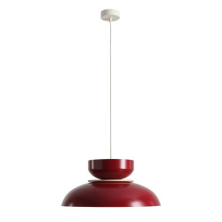 NOWOŚĆ LAMPA WISZĄCA ALDO LIGHT RED WINE (47+ 23+ wood) Aldex