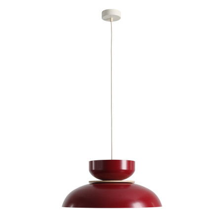 NOWOŚĆ LAMPA WISZĄCA ALDO LIGHT RED WINE (47+ 23+ wood) Aldex