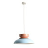 NOWOŚĆ LAMPA WISZĄCA ALDO LIGHT BABY BLUE + CORAL (47+ 23+ wood) Aldex