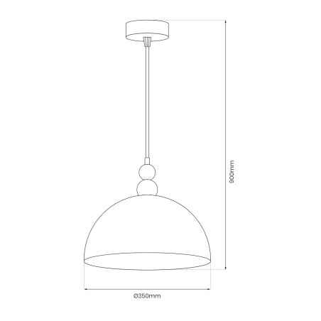 NOWOŚĆ MLP1871 Lampa wisząca BENTO 1xE27 Milagro