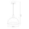 NOWOŚĆ MLP1871 Lampa wisząca BENTO 1xE27 Milagro