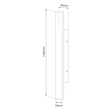 NOWOŚĆ ML2517 Kinkiet Wow II 20W 3CCT IP54 120cm Milagro