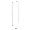 NOWOŚĆ ML2517 Kinkiet Wow II 20W 3CCT IP54 120cm Milagro