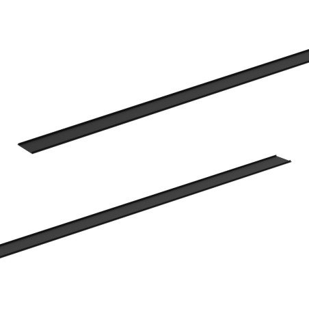 NOWOŚĆ ML2846 Przesłona Prosta Magnetic Track 20mm L200cm Czarny Milagro