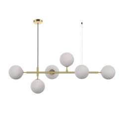 NOWOŚĆ Lampa wisząca Alisa złota 6xE14 Light Prestige