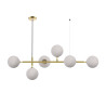 NOWOŚĆ Lampa wisząca Alisa złota 6xE14 Light Prestige