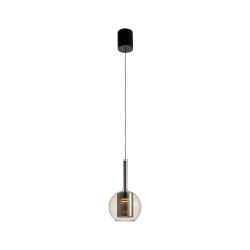 NOWOŚĆ 251001-SM TAGNA LAMPA WISZĄCA CZARNA/BLACK SMOKY ZUMA LINE
