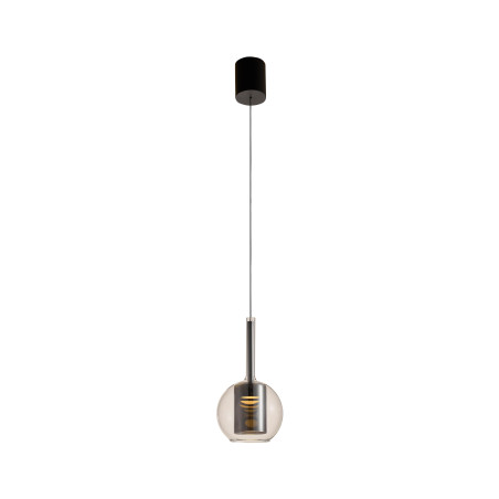 NOWOŚĆ 251001-SM TAGNA LAMPA WISZĄCA CZARNA/BLACK SMOKY ZUMA LINE