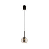 NOWOŚĆ 251001-SM TAGNA LAMPA WISZĄCA CZARNA/BLACK SMOKY ZUMA LINE