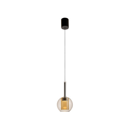 NOWOŚĆ 251001-AM TAGNA LAMPA WISZĄCA CZARNA/BLACK AMBER ZUMA LINE