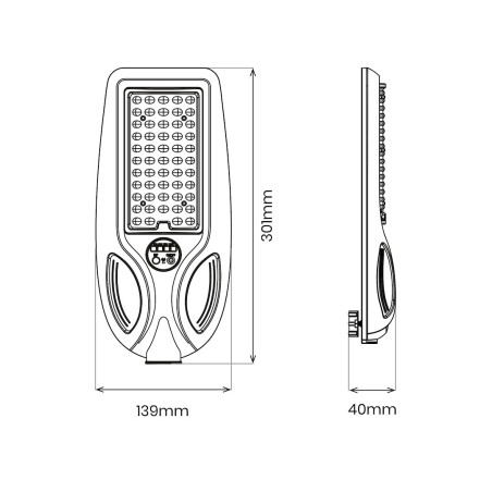 NOWOŚĆ EKO2513 Lampa Solarna Venice 50W 450lm 4000K IP65 Milagro