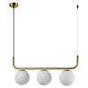 NOWOŚĆ Lampa wisząca Alisa złota 3xE14 Light Prestige