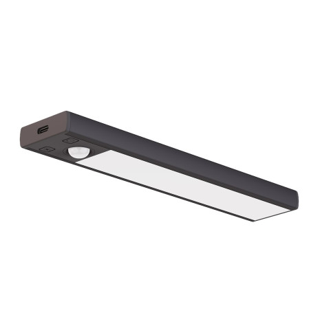 NOWOŚĆ EKB2578 Lampka Podszafkowa Viro 3CCT 20cm Czarny Dwupak Milagro