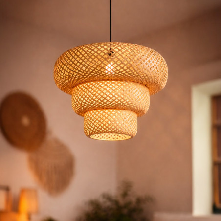 NOWOŚĆ ML2586 Lampa wisząca Tulum 1xE27 Milagro