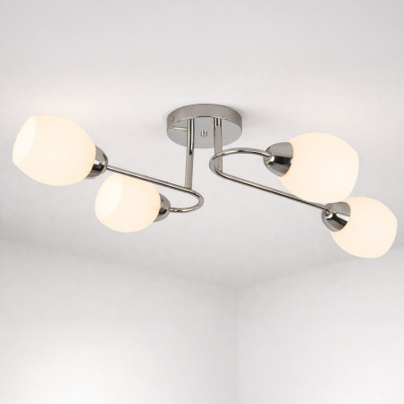 NOWOŚĆ ML2756 Lampa sufitowa KING CHROME 4xE27 Milagro