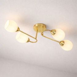 NOWOŚĆ ML2757 Lampa sufitowa KING GOLD 4xE27 Milagro