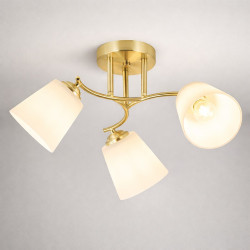 NOWOŚĆ ML2765 Lampa sufitowa PAFOS GOLD 3xE27 Milagro