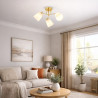 NOWOŚĆ ML2765 Lampa sufitowa PAFOS GOLD 3xE27 Milagro