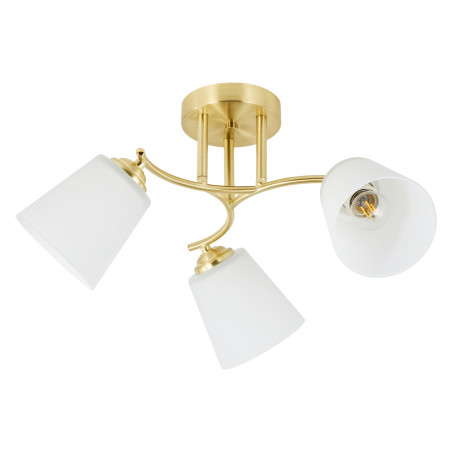 NOWOŚĆ ML2765 Lampa sufitowa PAFOS GOLD 3xE27 Milagro