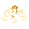 NOWOŚĆ ML2766 Lampa sufitowa PAFOS GOLD 5xE27 Milagro