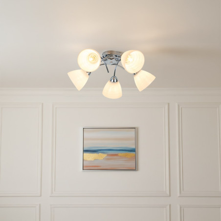 NOWOŚĆ ML2759 Lampa sufitowa CLARA 5xE27 Milagro